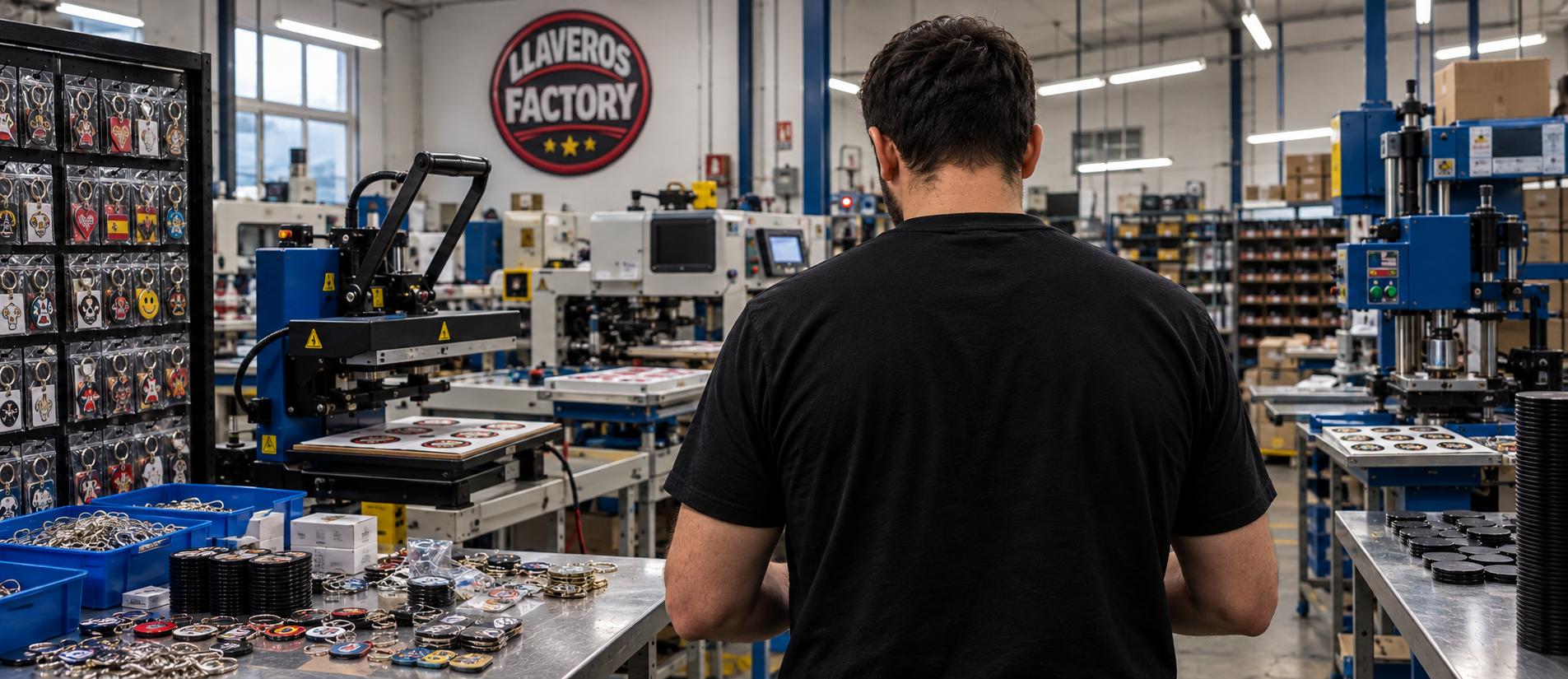 Equipo de Llaveros Factory